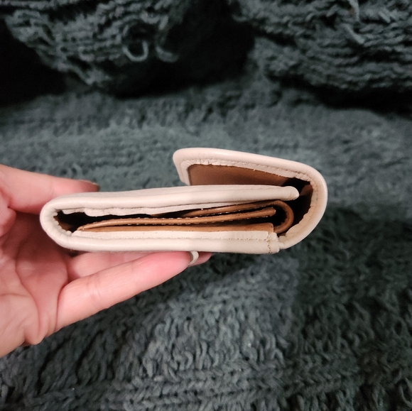 Coach White Bifold Leather Wallet